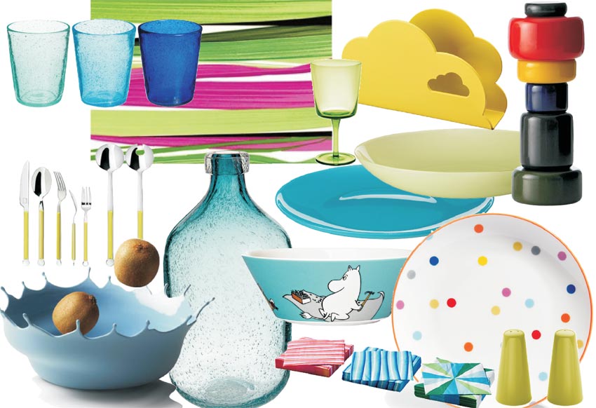 Idee tavola colorata