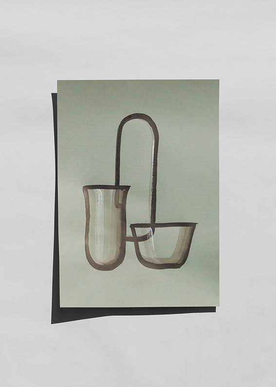 Drawing glass - Fabrica - FRIENDS VALENTINA CARRETTA