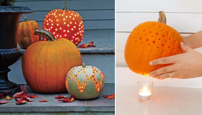 10 idee per decorare le zucche di Halloween - il trapano