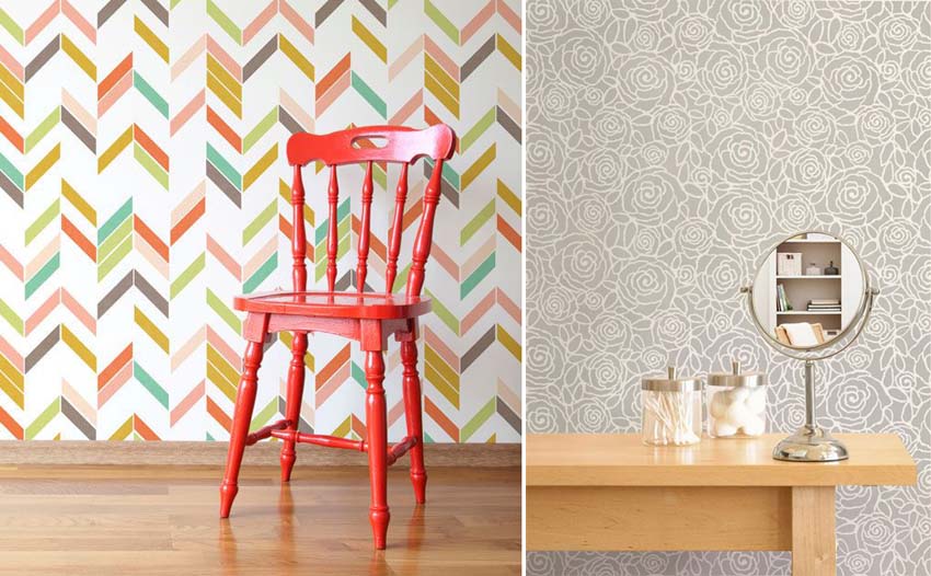 Idee per decorare le pareti - gli stencil