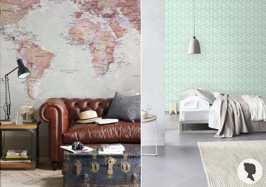 Idee per decorare le pareti - la carta da parati