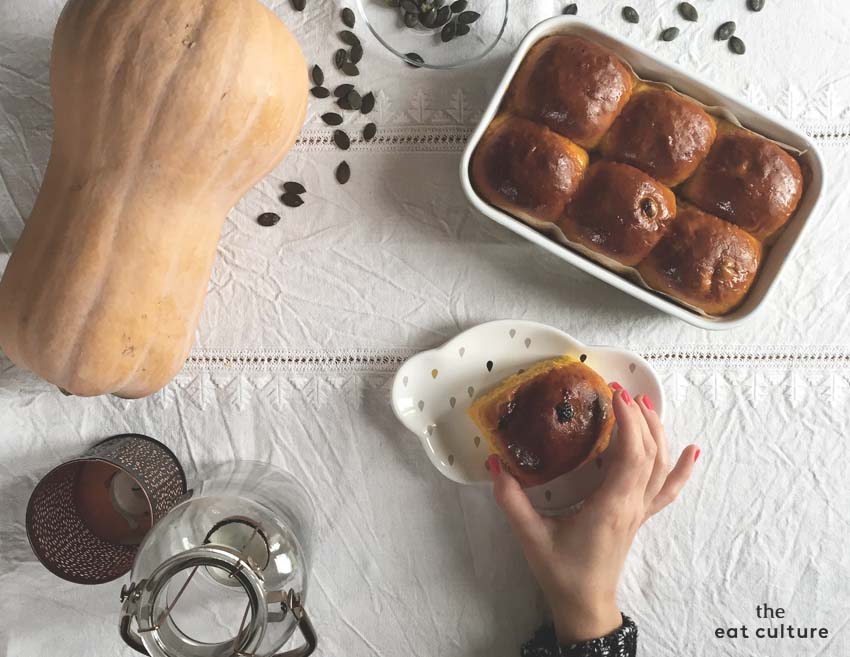 pane di zucca all'uvetta