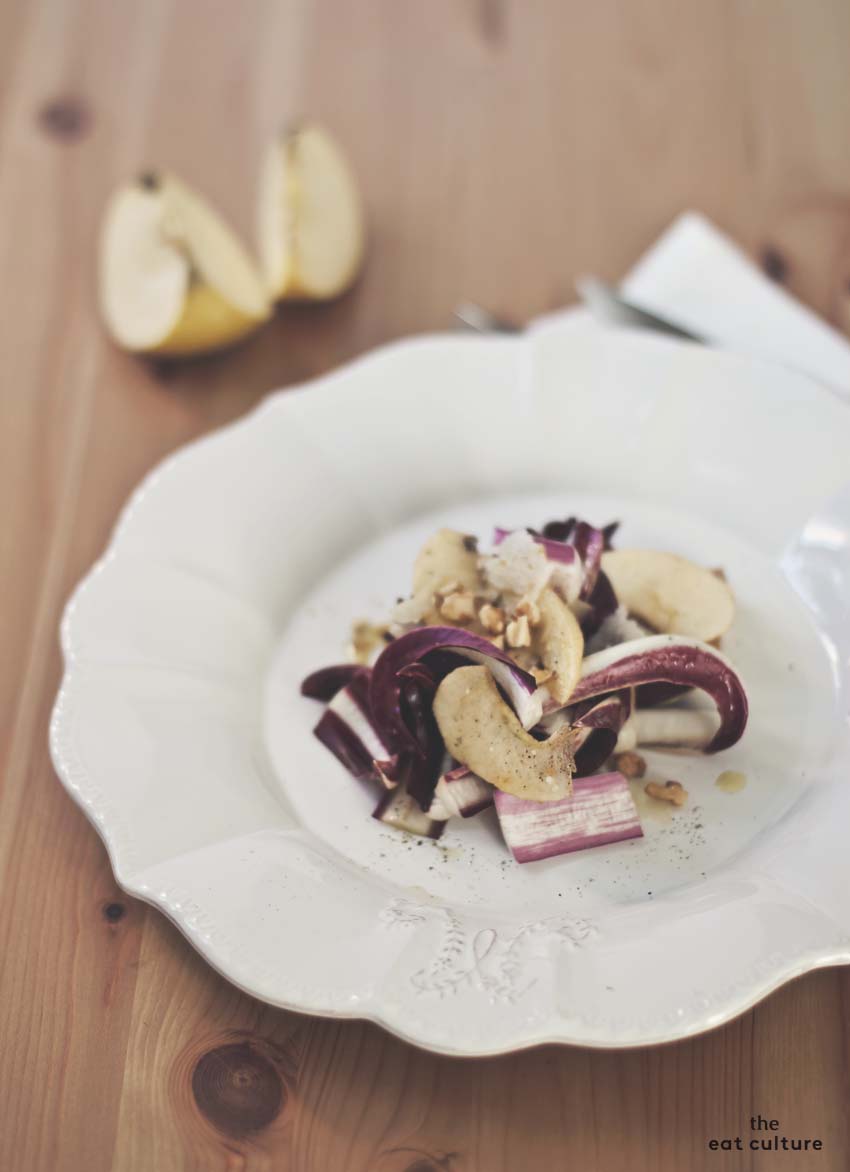insalata detossinanate al radicchio di Treviso e mela