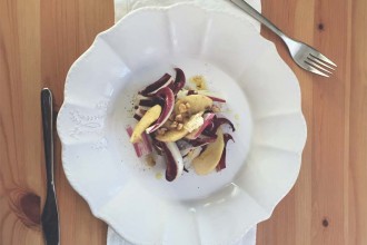 insalata detossinanate al radicchio di Treviso e mela